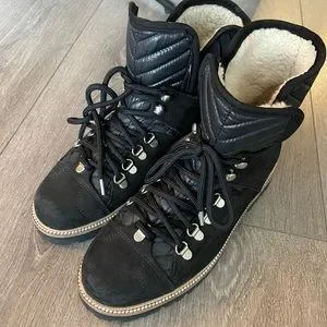 Host pick Ganni Edna Suede Hiker boots 39